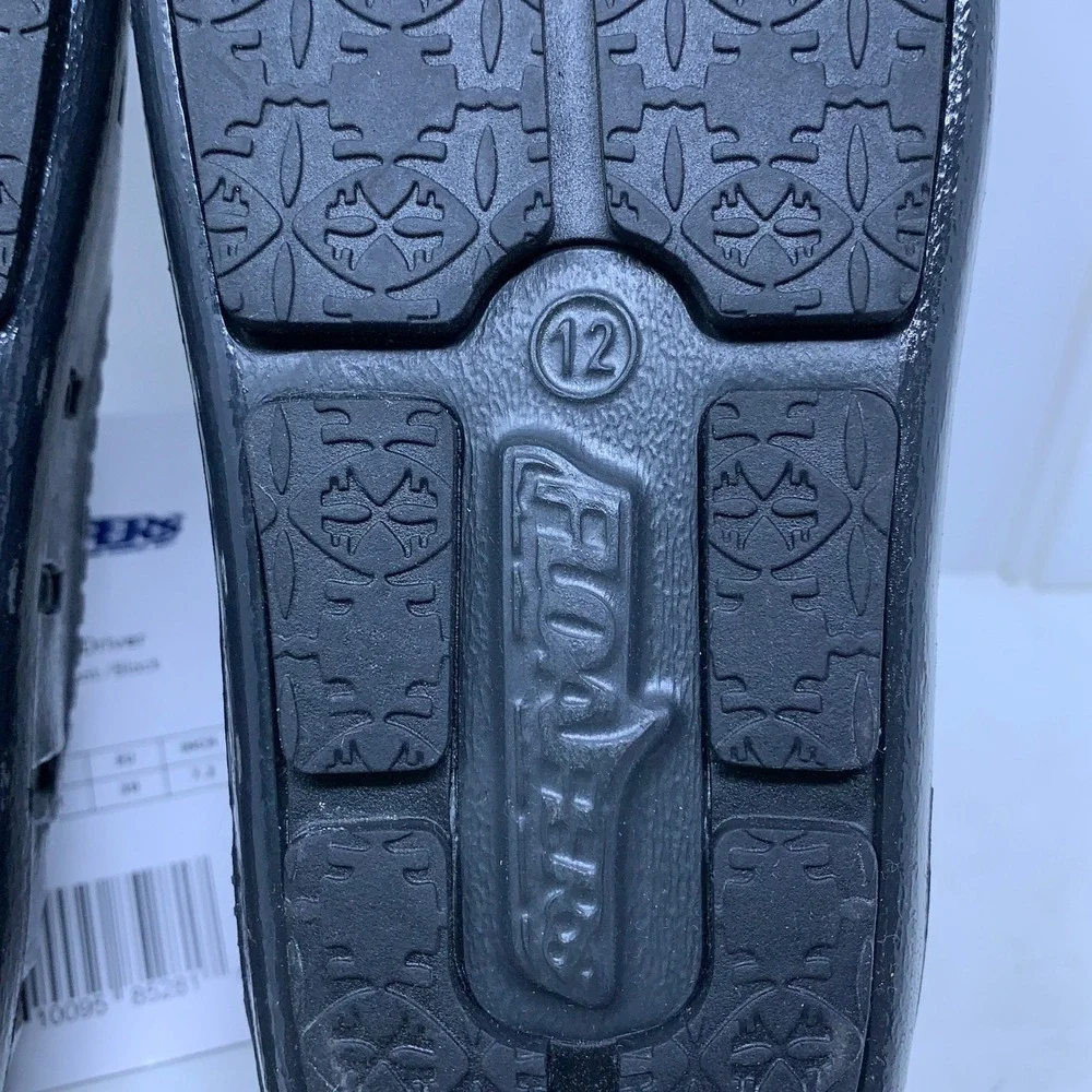 Floafers Kids C12 Black Prodigy Driver Patent Foam Loafers NWT